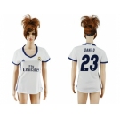 Women's Real Madrid #23 Danilo Home Soccer Club Jersey3