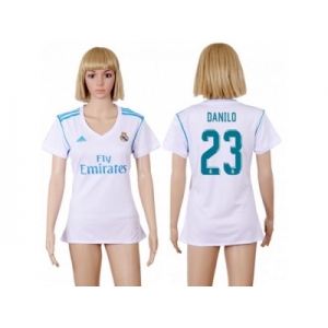 Women's Real Madrid #23 Danilo Home Soccer Club Jersey