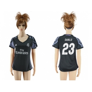Women's Real Madrid #23 Danilo Sec Away Soccer Club Jersey