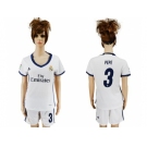 Women's Real Madrid #3 Pepe Home Soccer Club Jersey1