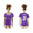 Women's Real Madrid #31 R.Yanez Away Soccer Club Jersey1