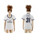 Women's Real Madrid #31 R.Yanez Home Soccer Club Jersey2