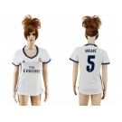 Women's Real Madrid #5 Varane Home Soccer Club Jersey2