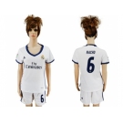Women's Real Madrid #6 Nacho Home Soccer Club Jersey2