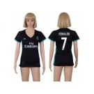 Women's Real Madrid #7 Ronaldo Away Soccer Club Jersey