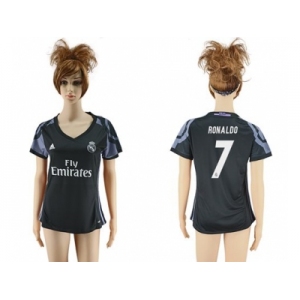 Women's Real Madrid #7 Ronaldo Sec Away Soccer Club Jersey