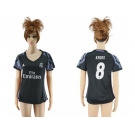 Women's Real Madrid #8 Kroos Sec Away Soccer Club Jersey