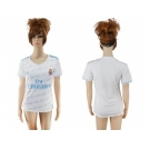 Women's Real Madrid Blank Home Soccer Club Jersey3