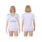Women's Real Madrid Blank Home Soccer Club Jersey