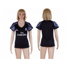 Women's Real Madrid Blank Sec Away Soccer Club Jersey