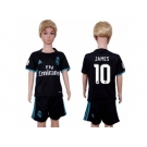 Real Madrid #10 James Away Kid Soccer Club Jersey