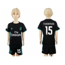 Real Madrid #15 F.Coentrao Away Kid Soccer Club Jersey