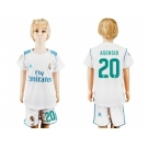 Real Madrid #20 Asensio White Home Kid Soccer Club Jersey