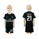 Real Madrid #21 Morata Away Kid Soccer Club Jersey