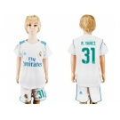 Real Madrid #31 R.Yanez White Home Kid Soccer Club Jersey