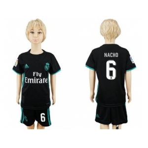 Real Madrid #6 Nacho Away Kid Soccer Club Jersey