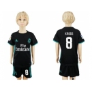 Real Madrid #8 Kroos Away Kid Soccer Club Jersey1