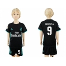 Real Madrid #9 Benzema Away Kid Soccer Club Jersey1