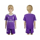 Real Madrid Blank Away Kid Soccer Club Jersey2