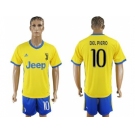 Juventus #10 Del Piero Away Soccer Club Jersey