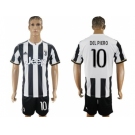 Juventus #10 Del Piero Home Soccer Club Jersey 1