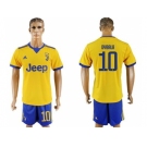 Juventus #10 Dybala Away Soccer Club Jersey