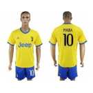 Juventus #10 Pogba Away Soccer Club Jersey