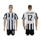 Juventus #12 Alex Sandro Home Soccer Club Jersey 1