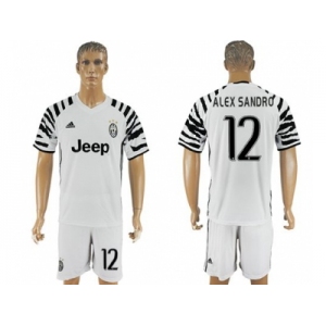 Juventus #12 Alex Sandro SEC Away Soccer Club Jersey