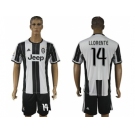 Juventus #14 Llorente Home Soccer Club Jersey 2