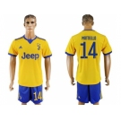 Juventus #14 Mattiello Away Soccer Club Jersey