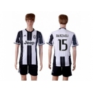 Juventus #15 Barzagli Home Soccer Club Jersey 1