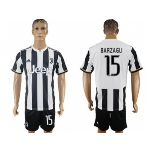 Juventus #15 Barzagli Home Soccer Club Jersey