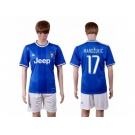 Juventus #17 Mandzukic Away Soccer Club Jersey 2