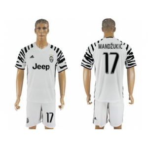 Juventus #17 Mandzukic SEC Away Soccer Club Jersey