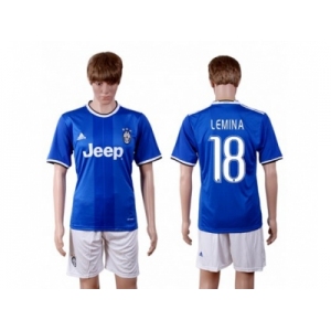 Juventus #18 Lemina Away Soccer Club Jersey 1