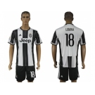 Juventus #18 Lemina Home Soccer Club Jersey 1