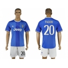 Juventus #20 Padoin Away Soccer Club Jersey