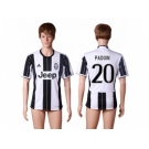 Juventus #20 Padoin Home Soccer Club Jersey 1