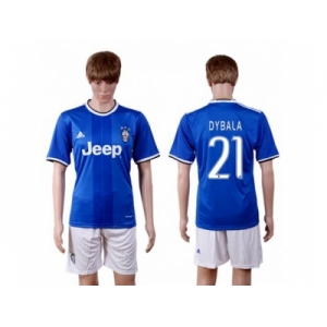 Juventus #21 Dybala Away Soccer Club Jersey 2