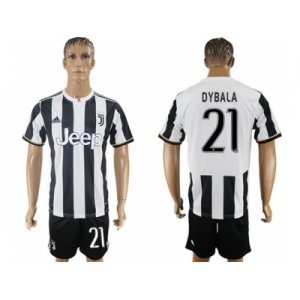 Juventus #21 Dybala Home Soccer Club Jersey 2