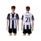 Juventus #21 Dybala Home Soccer Club Jersey 3