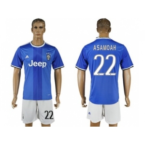 Juventus #22 Asamoah Away Soccer Club Jersey 2