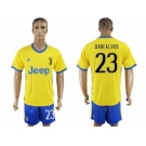 Juventus #23 Dani Alves Away Soccer Club Jersey