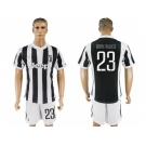 Juventus #23 Dani Alves Home Soccer Club Jersey