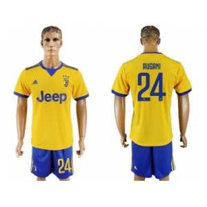 Juventus #24 Rugani Away Soccer Club Jersey