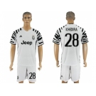 Juventus #28 Khedira SEC Away Soccer Club Jersey