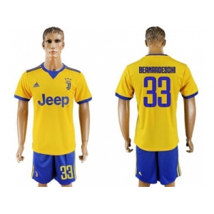 Juventus #33 Bernardeschi Away Soccer Club Jersey 1