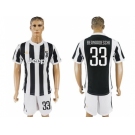 Juventus #33 Bernardeschi Home Soccer Club Jersey