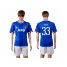 Juventus #33 Evra Away Soccer Club Jersey